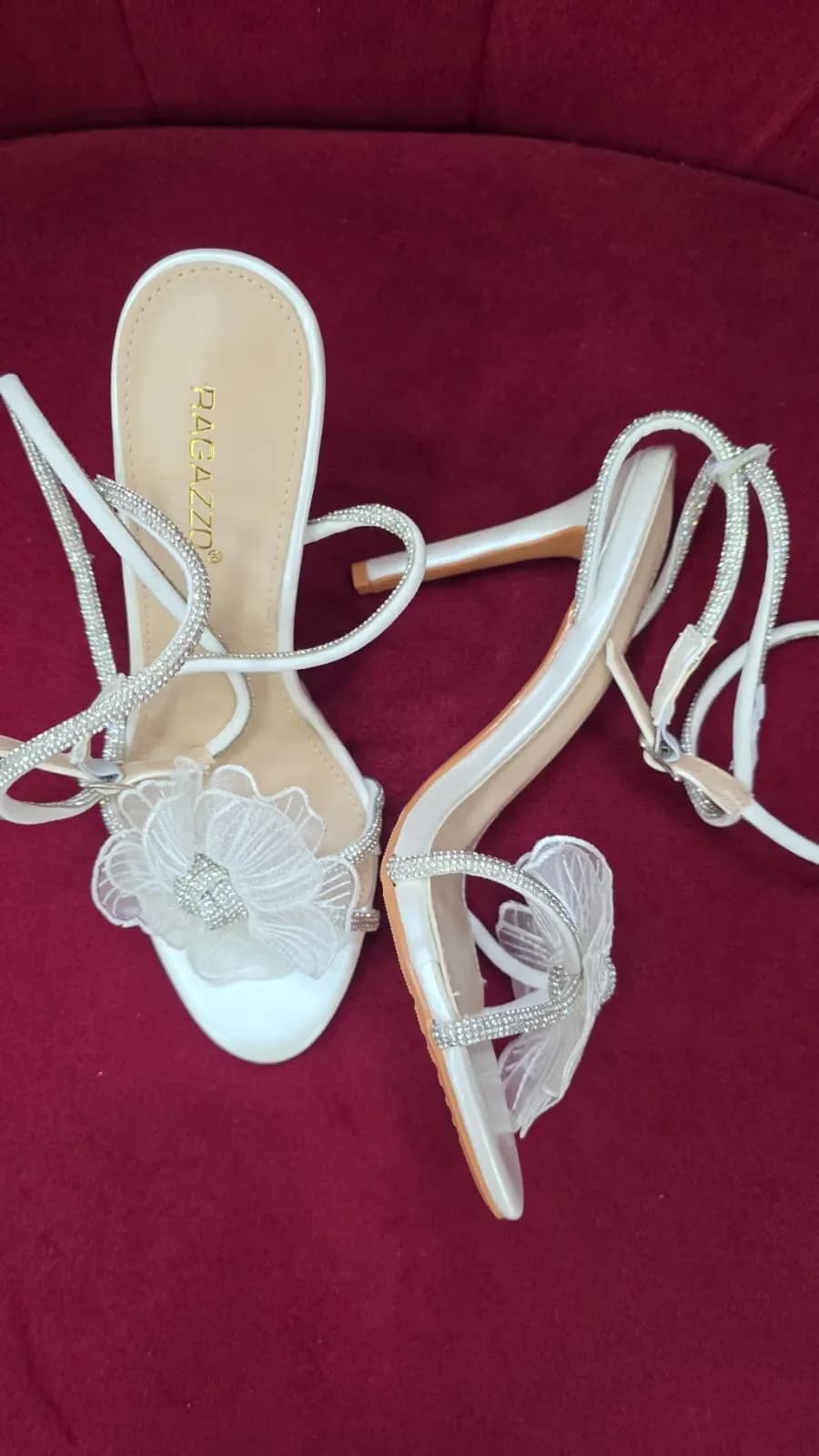 Ladies WHITE Color Shoes – Classic Free Size Comfort — image 1