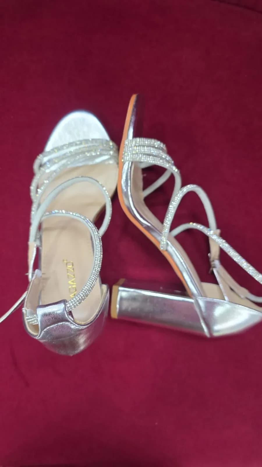 Ladies Silver Color Shoes – Free Size Style — image 3