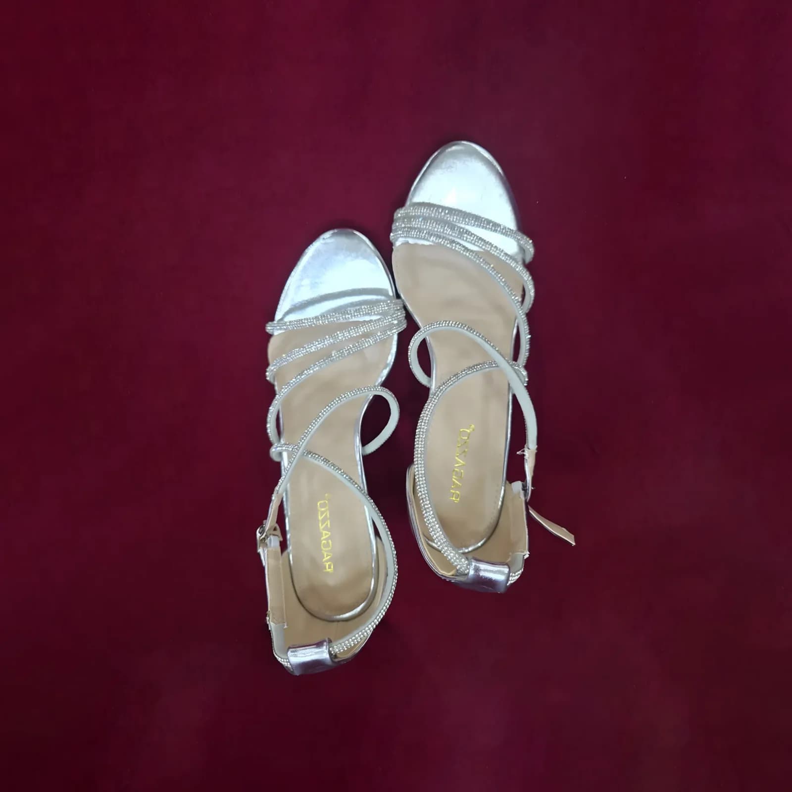 Ladies Silver Color Shoes – Free Size Style — image 1
